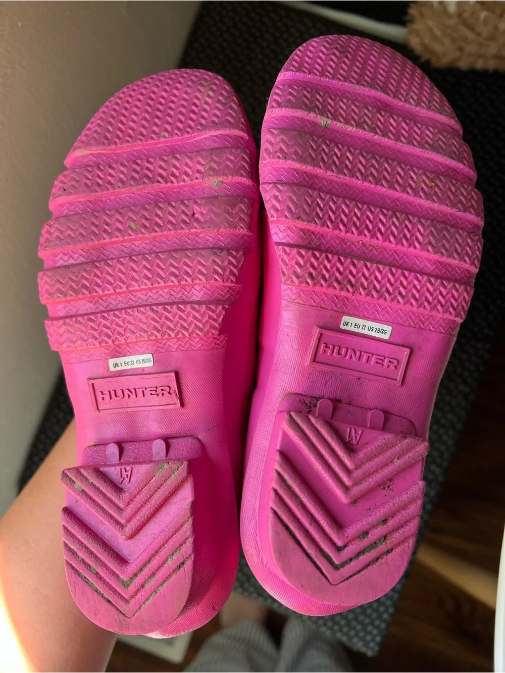 Pink Hunter Rain Boots